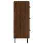 vidaXL Aparador madera de ingeniería marrón roble 34,5x34x90 cm vidaXL Aparador madera de ingeniería marrón roble 34,5x34x90 cm