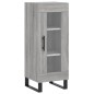 vidaXL Aparador madera de ingeniería gris Sonoma 34,5x34x90 cm vidaXL Aparador madera de ingeniería gris Sonoma 34,5x34x90 cm