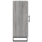 vidaXL Aparador madera de ingeniería gris Sonoma 34,5x34x90 cm vidaXL Aparador madera de ingeniería gris Sonoma 34,5x34x90 cm