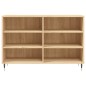 vidaXL Aparador de madera contrachapada roble Sonoma 103,5x35x70 cm vidaXL Aparador de madera contrachapada roble Sonoma 103,5x35x70 cm