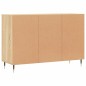vidaXL Aparador de madera contrachapada roble Sonoma 103,5x35x70 cm vidaXL Aparador de madera contrachapada roble Sonoma 103,5x35x70 cm
