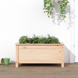 vidaXL Jardinera madera maciza de pino 82,5x40x39 cm