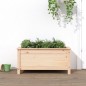 vidaXL Jardinera madera maciza de pino 82,5x40x39 cm vidaXL Jardinera madera maciza de pino 82,5x40x39 cm