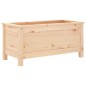 vidaXL Jardinera madera maciza de pino 82,5x40x39 cm vidaXL Jardinera madera maciza de pino 82,5x40x39 cm