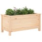 vidaXL Jardinera madera maciza de pino 82,5x40x39 cm vidaXL Jardinera madera maciza de pino 82,5x40x39 cm