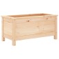 vidaXL Jardinera madera maciza de pino 82,5x40x39 cm vidaXL Jardinera madera maciza de pino 82,5x40x39 cm