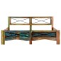 vidaXL Estructura de cama de madera maciza reciclada 160x200 cm