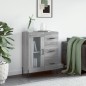 vidaXL Aparador de madera de ingeniería gris Sonoma 69,5x34x90 cm vidaXL Aparador de madera de ingeniería gris Sonoma 69,5x34x90 cm