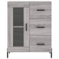 vidaXL Aparador de madera de ingeniería gris Sonoma 69,5x34x90 cm vidaXL Aparador de madera de ingeniería gris Sonoma 69,5x34x90 cm