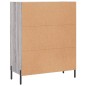 vidaXL Aparador de madera de ingeniería gris Sonoma 69,5x34x90 cm vidaXL Aparador de madera de ingeniería gris Sonoma 69,5x34x90 cm