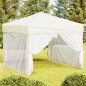vidaXL Carpa para fiestas plegable con paredes laterales crema 3x3 m vidaXL Carpa para fiestas plegable con paredes laterales crema 3x3 m