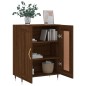 vidaXL Aparador de madera de ingeniería marrón roble 69,5x34x90 cm vidaXL Aparador de madera de ingeniería marrón roble 69,5x34x90 cm