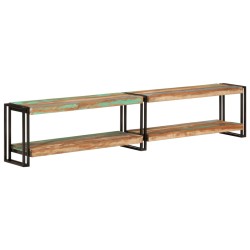 vidaXL Mueble de TV madera maciza reciclada 200x30x40 cm