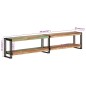 vidaXL Mueble de TV madera maciza reciclada 200x30x40 cm