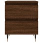 vidaXL Mesitas noche 2 uds madera ingeniería marrón roble 40x35x50 cm vidaXL Mesitas noche 2 uds madera ingeniería marrón roble 40x35x50 cm