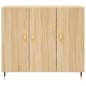 vidaXL Aparador de madera de ingeniería roble Sonoma 90x34x80 cm vidaXL Aparador de madera de ingeniería roble Sonoma 90x34x80 cm