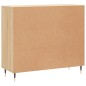 vidaXL Aparador de madera de ingeniería roble Sonoma 90x34x80 cm vidaXL Aparador de madera de ingeniería roble Sonoma 90x34x80 cm