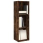 vidaXL Estantería/mueble de TV madera roble ahumado 36x30x114 cm vidaXL Estantería/mueble de TV madera roble ahumado 36x30x114 cm