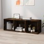 vidaXL Estantería/mueble de TV madera roble ahumado 36x30x114 cm vidaXL Estantería/mueble de TV madera roble ahumado 36x30x114 cm