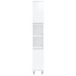 vidaXL Armario de baño madera contrachapada blanco brillo 30x30x190 cm vidaXL Armario de baño madera contrachapada blanco brillo 30x30x190 cm