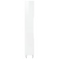 vidaXL Armario de baño madera contrachapada blanco brillo 30x30x190 cm vidaXL Armario de baño madera contrachapada blanco brillo 30x30x190 cm