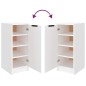 vidaXL Mueble zapatero de madera contrachapada blanco 30x35x70 cm vidaXL Mueble zapatero de madera contrachapada blanco 30x35x70 cm