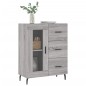 vidaXL Aparador de madera de ingeniería gris Sonoma 69,5x34x90 cm vidaXL Aparador de madera de ingeniería gris Sonoma 69,5x34x90 cm