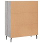 vidaXL Aparador de madera de ingeniería gris Sonoma 69,5x34x90 cm vidaXL Aparador de madera de ingeniería gris Sonoma 69,5x34x90 cm