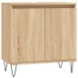 vidaXL Armario de baño madera de ingeniería roble Sonoma 58x33x60 cm vidaXL Armario de baño madera de ingeniería roble Sonoma 58x33x60 cm