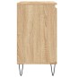 vidaXL Armario de baño madera de ingeniería roble Sonoma 58x33x60 cm vidaXL Armario de baño madera de ingeniería roble Sonoma 58x33x60 cm