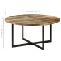 vidaXL Mesa de comedor madera maciza reciclada 150x75 cm vidaXL Mesa de comedor madera maciza reciclada 150x75 cm