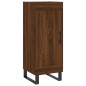 vidaXL Aparador madera de ingeniería marrón roble 34,5x34x90 cm