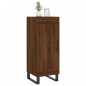 vidaXL Aparador madera de ingeniería marrón roble 34,5x34x90 cm
