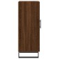 vidaXL Aparador madera de ingeniería marrón roble 34,5x34x90 cm