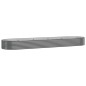 vidaXL Jardinera arriate acero recubrimiento polvo gris 396x100x36 cm vidaXL Jardinera arriate acero recubrimiento polvo gris 396x100x36 cm