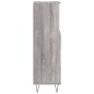 vidaXL Armario de baño madera contrachapada gris Sonoma 30x30x100 cm vidaXL Armario de baño madera contrachapada gris Sonoma 30x30x100 cm