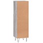 vidaXL Armario de baño madera contrachapada gris Sonoma 30x30x100 cm vidaXL Armario de baño madera contrachapada gris Sonoma 30x30x100 cm