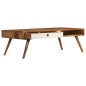 vidaXL Mesa de centro de madera maciza de sheesham 110x50x35 cm vidaXL Mesa de centro de madera maciza de sheesham 110x50x35 cm