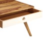 vidaXL Mesa de centro de madera maciza de sheesham 110x50x35 cm vidaXL Mesa de centro de madera maciza de sheesham 110x50x35 cm