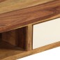 vidaXL Mesa de centro de madera maciza de sheesham 110x50x35 cm vidaXL Mesa de centro de madera maciza de sheesham 110x50x35 cm