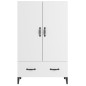 vidaXL Aparador de madera contrachapada blanco 70x31x115 cm vidaXL Aparador de madera contrachapada blanco 70x31x115 cm
