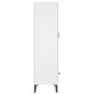 vidaXL Aparador de madera contrachapada blanco 70x31x115 cm vidaXL Aparador de madera contrachapada blanco 70x31x115 cm