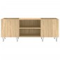vidaXL Mueble discos madera contrachapada roble sonoma 121x38x48 cm vidaXL Mueble discos madera contrachapada roble sonoma 121x38x48 cm