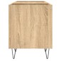 vidaXL Mueble discos madera contrachapada roble sonoma 121x38x48 cm vidaXL Mueble discos madera contrachapada roble sonoma 121x38x48 cm