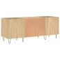 vidaXL Mueble discos madera contrachapada roble sonoma 121x38x48 cm vidaXL Mueble discos madera contrachapada roble sonoma 121x38x48 cm