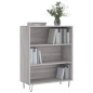 vidaXL Estantería madera de ingeniería gris Sonoma 69,5x32,5x90 cm