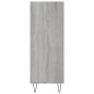 vidaXL Estantería madera de ingeniería gris Sonoma 69,5x32,5x90 cm