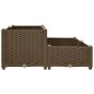 vidaXL Arriate 80x80x38 cm polipropileno vidaXL Arriate 80x80x38 cm polipropileno