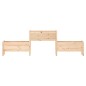 vidaXL Jardinera de madera maciza de pino 245,5x44x75 cm vidaXL Jardinera de madera maciza de pino 245,5x44x75 cm