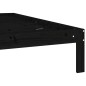vidaXL Estructura de cama madera maciza de pino negra 100x200 cm vidaXL Estructura de cama madera maciza de pino negra 100x200 cm